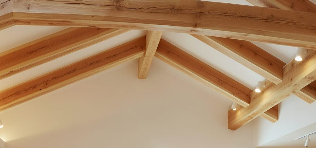 あらわしの登り梁